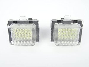 激白光 ! 交換式 ! ベンツ LED ナンバー灯 ライセンス ランプ Ｃ２０７ Ａ２０７後期 Eクラス クーペ カブリオレ