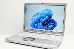 1円スタート ノートパソコン Windows11 Panasonic レッツノート CF-SV7 DVDマルチ 第8世代 Core i5 SSD256GB メモリ8GB Windows10 カメラ