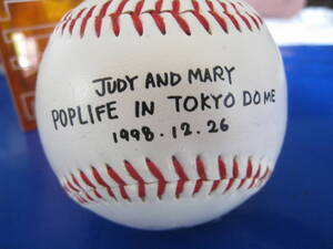 ■即決価格　送料込み金額　JUDY AND MARY　ジュディマリ　サインボール JUDY AND MARY CONCERT POPLIFE IN TOKYO DOME 公式グッズ◆中古◆