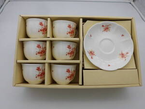 460■■　　新品！Noritake(ノリタケ）studio(カップ＆ソーサー)（6客）セット（日本製）■■