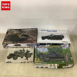 1円〜 タミヤ 他 U.S.ジープ・ウイリスMB ドラゴン 1/35 Sd.Kfz.25l/17 Aust.C COMMAND VERSION 等