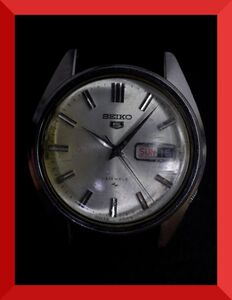 セイコー SEIKO 5 自動巻き 23石 3針 デイデイト 5126-8060 男性用 メンズ 腕時計 y364 ジャンク