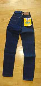 M-6 送料込　1990年代品◆BLUE WAY ブルーウェイ　7469 Slim Fits デニム　米国コーン・ミルズ社　スリムジーンズ　w66