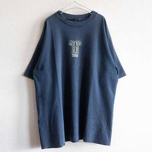 【80s/USA製】OLD STUSSY【デザインロゴ Tシャツ】XL ステューシー オールド ビッグシルエット オーバーサイズ 古着 u2407070