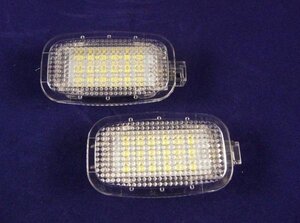 メルセデス ベンツ Sクラス W221 LED 18発x2 カーテシランプ フットランプ 2個セット