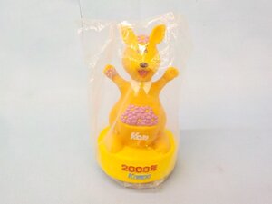 貯金箱 レトロ 当時物 人形 ソフビ 2000年Kampo かんぽ ゆうちょ カンガルー Kan 販促品 非売品 ノベルティ ヴィンテージ 未開封