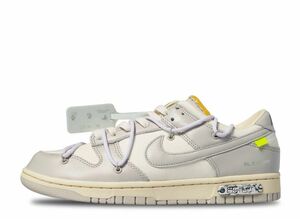 OFF-WHITE NIKE DUNK LOW 1 OF 50 "49" 27cm DM1602-123