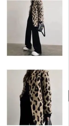 WOOL LEOPARD JACKET