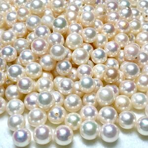 1円〜!!大量!!≪アコヤ本真珠おまとめ752.5ct≫j 約150.5g 約7.0-8.0mm 裸石 宝石 jewelry pearl パール 真珠 あこや 片穴 両穴 w4マ92