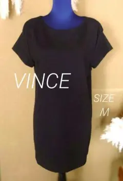 VINCEビンス　ウールニットチュク　ブラック　Ｍ