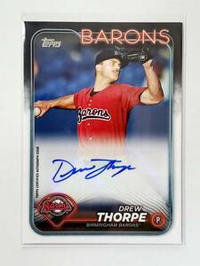 2024 TOPPS PRO DEBUT DREW THORPE 直筆サインカード AUTO PROSPECT プロスペクト