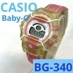 【動作確認済】CASIO Baby-G BG-340 レディース腕時計