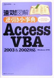 速効！図解 逆引き小事典Access VBA 2003&2002対応 Windows XP版/プロジェクトA(著者)