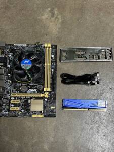 ジャンク品　マザーボード ASUS H81M-E ＋ CPU Intel i3 4130 3.40GHz ＋メモリ ADATA DDR3 1600 4GB No.02