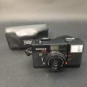 ER0927-9-3 現状品 KONICA コニカ C35 EF フィルムカメラ コンパクト レンジファインダー 38mm F2.8 カバー付き 60サイズ