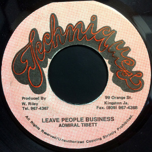 ADMIRAL TIBETT / LEAVE PEOPLE BUSINESS