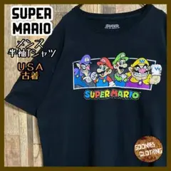 ファミコン スーパーマリオ キャラクター L USA古着 90s 半袖 Tシャツ