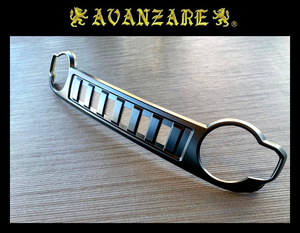 AVANZARE ☆ MS52S／MS92S フレアクロスオーバー ☆ フェイスチェンジフロントグリル (ABS製／ブラックシボ塗装済み)／両面テープ貼り付け