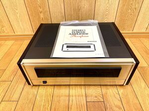 Accuphase アキュフェーズ ステレオパワーアンプ P-102 取扱説明書付き