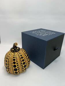 開封のみ【未使用品】草間彌生【直島限定】YAYOI KUSAMA 黄色 かぼちゃ NAOSHIMA YELLOW PUMPKIN 直島限定BOX Limited 南瓜 オブジェ 置物