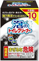 【在庫限り】【Amazon.co.jp限定】 BULK LIFE(バルクライフ) ピクス 泡のトイレクリーナー 塩素系タイプ 40g 10包入 大容量