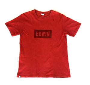 『EDWIN Tシャツ エンジ エドウィン』1