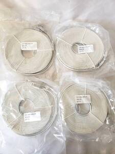 ② ●4個セット 20m LANケーブル フラットケーブル CAT6 QTY:1PC 新品 まとめて 在庫多数 引き取り可 大阪