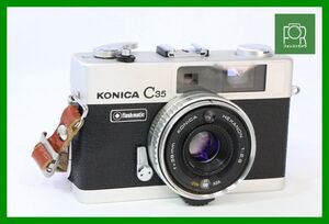 【同梱歓迎】実用■コニカ KONICA C35 flash matic■絞り・露出計完動・モルトOK■15343