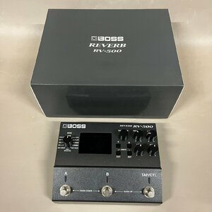 BOSS ボス REVERB リバーブペダル エフェクター RV-500 音響機材　111211w/T7（80）