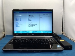 110803 LaVie LL750/B Core i5 M450 Mem4GB HDD無 OS無 JUNK