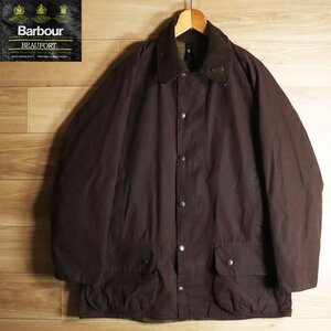 I12S/Y6.14-1　イギリス製　Barbour　バブアー　BEAUFORT　ビューフォート　オイルドジャケット　ハンティングジャケット　ヴィンテージ