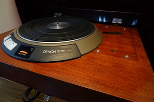 A&P DENON;:DP3000+DK100F レコードプレーヤー:ア－ム無USED