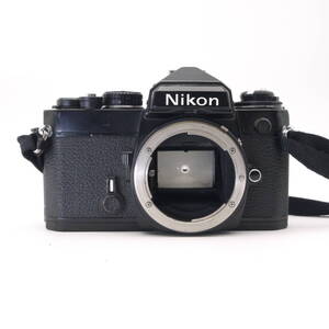 現状品 Nikon ニコン FE ブラック (シャッターNG 露出OK）フィルム一眼レフカメラ #B1691