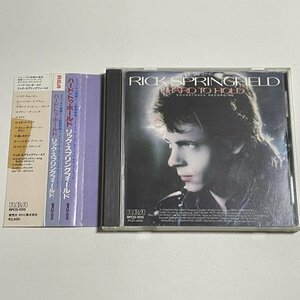 国内盤CD リック・スプリングフィールド『ハード・トゥ・ホールド』サントラ Rick Springfield Hard To Hold RPCD-1015 帯つき 初期盤