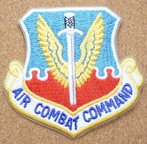 ■実物未使用 デッドストック 米空軍航空戦闘軍団 AIR COMBAT COMMAND パッチ 即決！■m