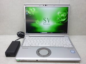 ☆1円☆第8世代☆CF-SV7TDHVS☆Core i5 1.70GHz/8GB/SSD256GB/累積7930/高解像度/無線/Bluetooth/カメラ/Office/Win11 DtoD領域☆