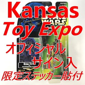 【カンザス( M ) BOBAvsBOSSK&DENGAR】POTF Kansas City Toy EXPO サイン入 / BOBA FETT ボバ・フェット【美品・激レア・超希少】