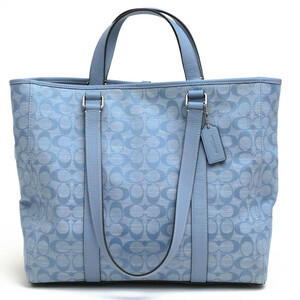 COACH コーチ トートバッグ CH827 Hudson Double Handle Tote In Signature Chambray ハドソン ダブル ハンドル トート・シグネチャー シ