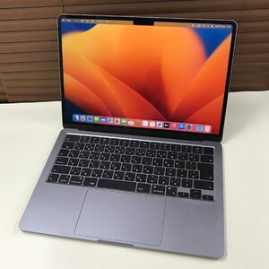 ☆美品/中古品☆ MacBook Air 13インチ Apple M2チップ（8コアCPU/8コアGPU）/SSD 256GB/メモリ 8GB スペースグレイ A2681