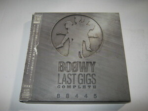 BOOWY ボウイ / LAST GIGS COMPLETE 88445 レア帯付初回2CD 氷室京介 布袋寅泰 松井常松 高橋まこと