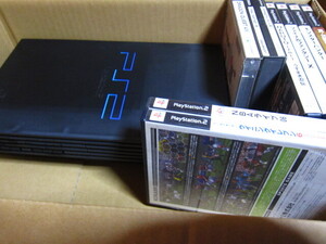 ジャンク品☆PS2本体のみとソフトセット