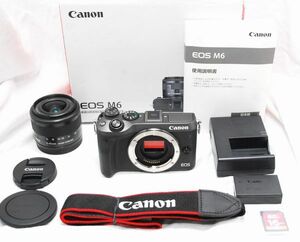 【超美品・SDカード付き】Canon キヤノン EOS M6 EF-M 15-45mm IS STM