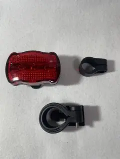 送料無料　3LED テールライト 自転車用 赤