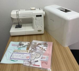 【E/F0】★1円スタート★ JANOME ジャノメ ミシン コンピューターミシン 840型 S7702 作動確認済み