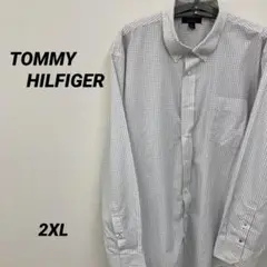 TOMMYHILFIGER トミーヒルフィガー　シャツ　長袖　柄シャツ　古着