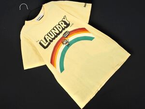 Laundry ランドリー プリント Tシャツ sizeS/黄 ■◆ ☆ eha9 レディース