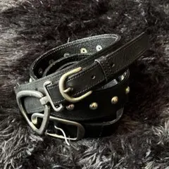 rare 00s y2k studs belt