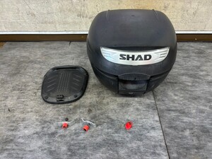 バイク用　SHAD　鍵付き　リアボックス　取り付けステー付き　トップケース　部品　パーツ