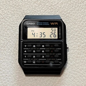 CASIO CA-53W ブラック カシオ データバンク カリキュレーター チープカシオ