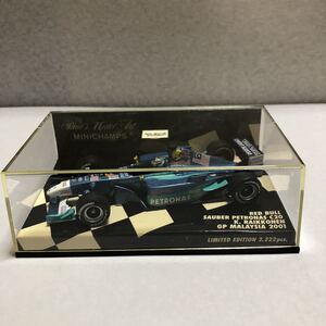 激レア絶版！超希少！MINICHAMPS！RED Bull！SAUBER PETRONAS C20！K.RAIKKONEN！GP MALAYSIA 2001！当時物！入手困難！新品未使用！